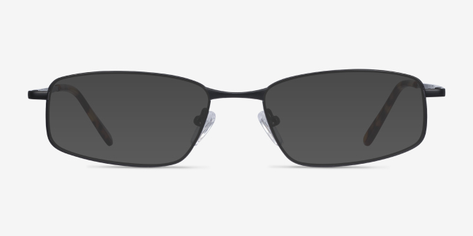 Destined Black MetalEyeglass Frames from EyeBuyDirect, with Tinted Lenses