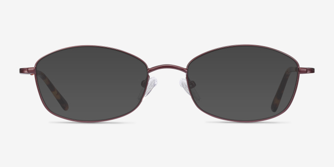 Betty Brown MetalEyeglass Frames from EyeBuyDirect, with Tinted Lenses