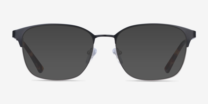 Chambery Black MetalEyeglass Frames from EyeBuyDirect, with Tinted Lenses