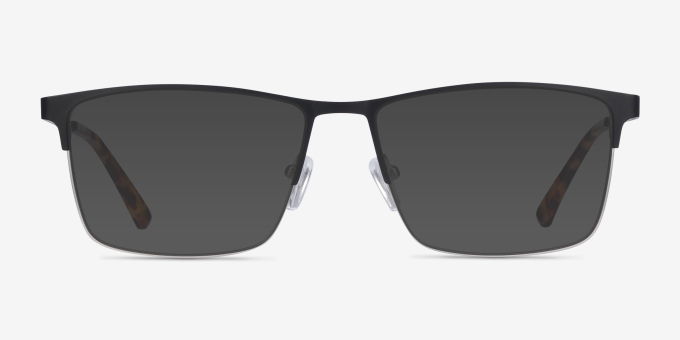 Edito Black MetalEyeglass Frames from EyeBuyDirect, with Tinted Lenses