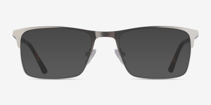 Vigo Silver MetalEyeglass Frames from EyeBuyDirect, with Tinted Lenses