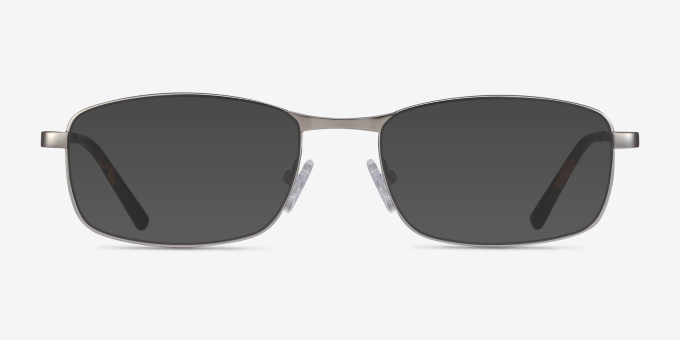 Madon Silver MetalEyeglass Frames from EyeBuyDirect, with Tinted Lenses