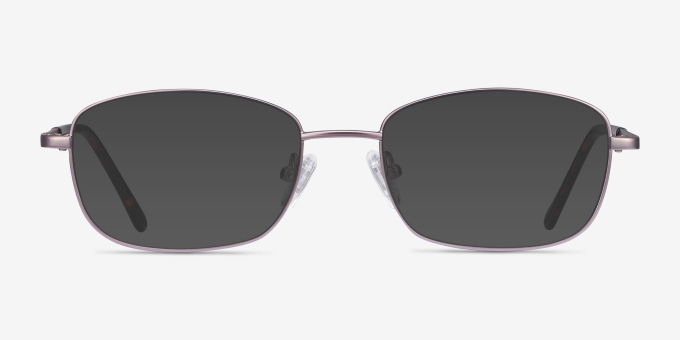 Path Purple MetalEyeglass Frames from EyeBuyDirect, with Tinted Lenses