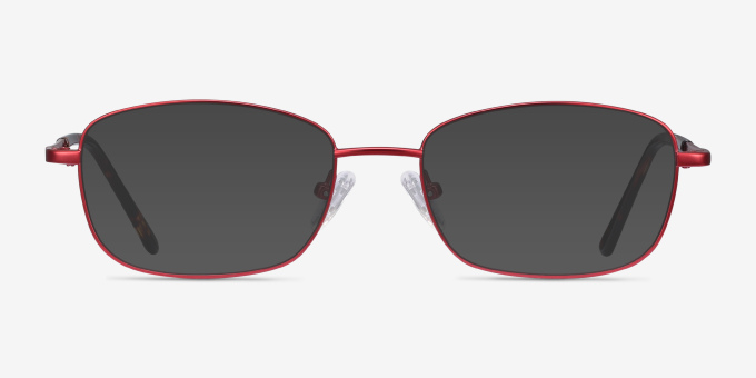 Path Burgundy MetalEyeglass Frames from EyeBuyDirect, with Tinted Lenses