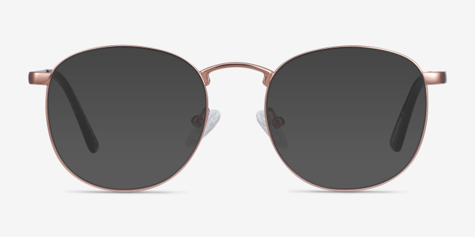 St Michel Rose Gold MetalEyeglass Frames from EyeBuyDirect, with Tinted Lenses