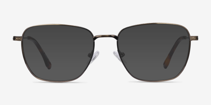 Throne Bronze MetalEyeglass Frames from EyeBuyDirect, with Tinted Lenses