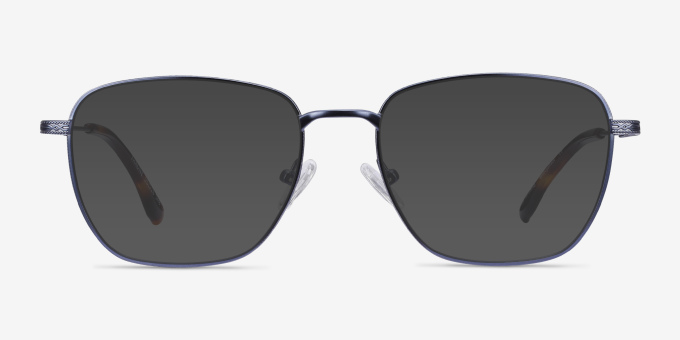 Throne Blue MetalEyeglass Frames from EyeBuyDirect, with Tinted Lenses