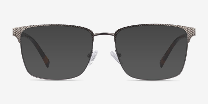 Capra Gunmetal Acetate, MetalEyeglass Frames from EyeBuyDirect, with Tinted Lenses