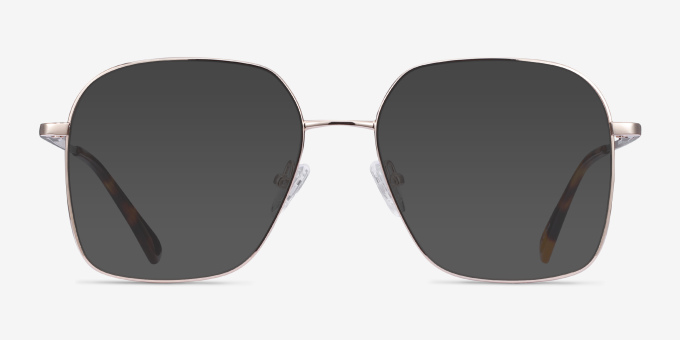 Roman Golden MetalEyeglass Frames from EyeBuyDirect, with Tinted Lenses