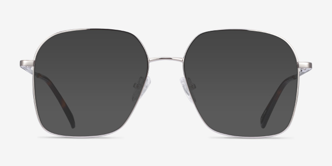 Roman Silver MetalEyeglass Frames from EyeBuyDirect, with Tinted Lenses