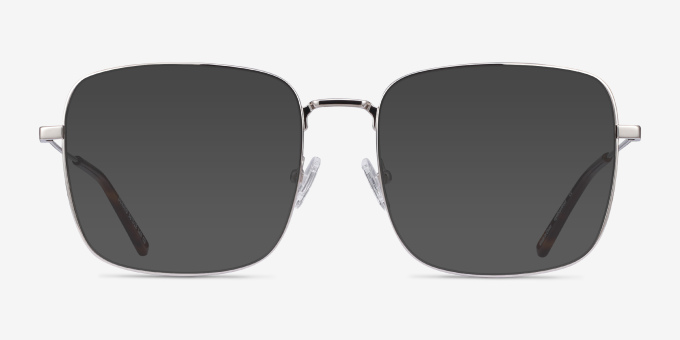 Dorato Silver MetalEyeglass Frames from EyeBuyDirect, with Tinted Lenses