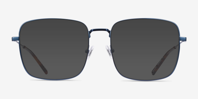 Dorato Navy MetalEyeglass Frames from EyeBuyDirect, with Tinted Lenses