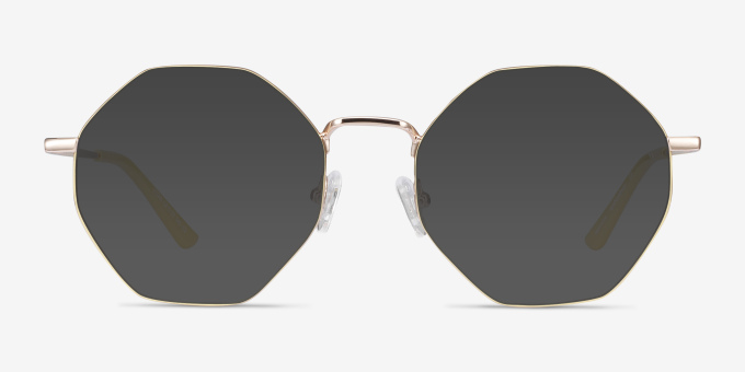 Altar Yellow & Gold MetalEyeglass Frames from EyeBuyDirect, with Tinted Lenses