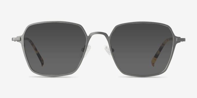 Holden Gunmetal MetalEyeglass Frames from EyeBuyDirect, with Tinted Lenses