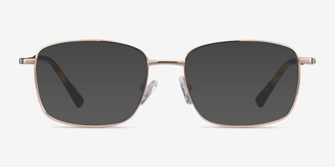 Costin Gold MetalEyeglass Frames from EyeBuyDirect, with Tinted Lenses