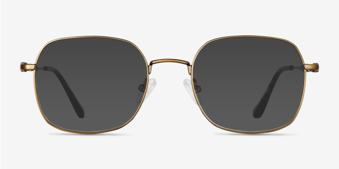 Index Bronze Tortoise MetalEyeglass Frames from EyeBuyDirect, with Tinted Lenses