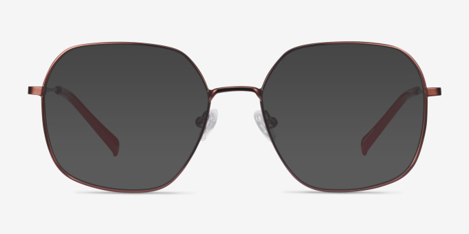 Reality Copper MetalEyeglass Frames from EyeBuyDirect, with Tinted Lenses