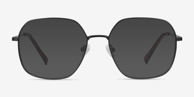 Reality Black MetalEyeglass Frames from EyeBuyDirect, with Tinted Lenses