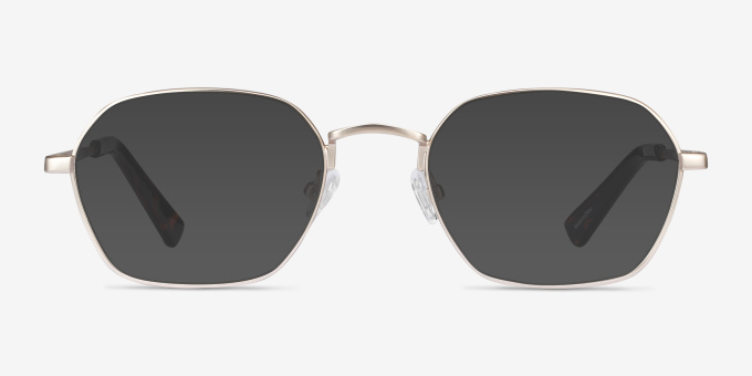 Space Gold MetalEyeglass Frames from EyeBuyDirect, with Tinted Lenses