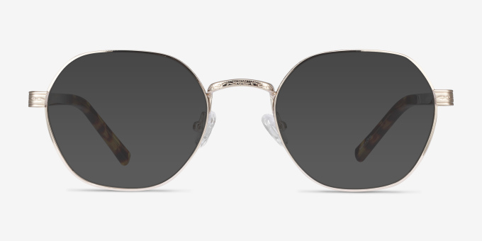 Fantasy Gold Acetate, MetalEyeglass Frames from EyeBuyDirect, with Tinted Lenses