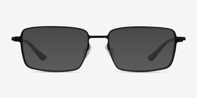Celsius Black Aluminium AlloyEyeglass Frames from EyeBuyDirect, with Tinted Lenses