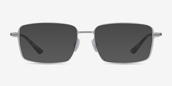 Celsius Light Silver Aluminium AlloyEyeglass Frames from EyeBuyDirect, with Tinted Lenses