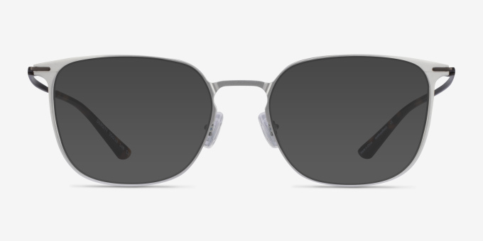 Density Light Silver & Gunmetal Aluminium AlloyEyeglass Frames from EyeBuyDirect, with Tinted Lenses