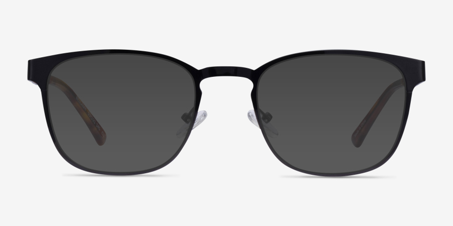 Bellamy Rectangle Shiny Black Full Rim Eyeglasses | Eyebuydirect