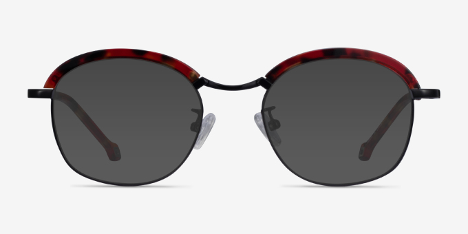 Ochoa Red Tortoise Gold Acetate, MetalEyeglass Frames from EyeBuyDirect, with Tinted Lenses