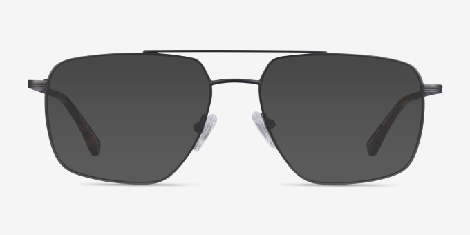 Focal Gunmetal MetalEyeglass Frames from EyeBuyDirect, with Tinted Lenses