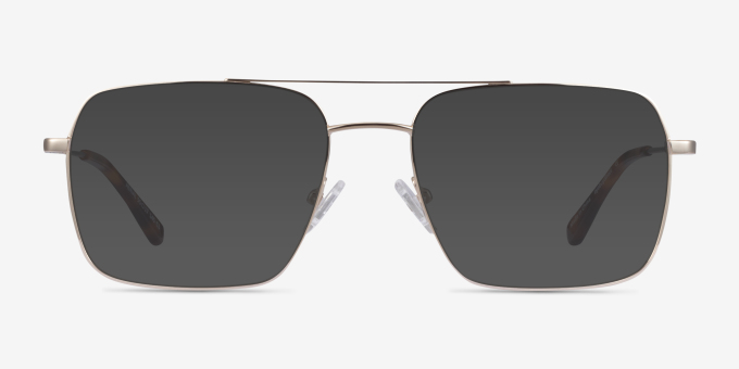 Aerial Light Gold MetalEyeglass Frames from EyeBuyDirect, with Tinted Lenses
