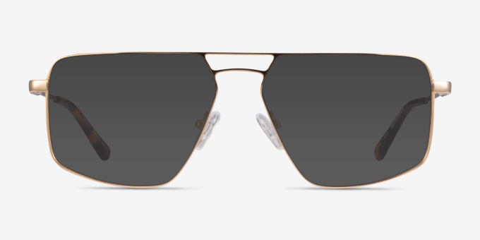 Orson Gold MetalEyeglass Frames from EyeBuyDirect, with Tinted Lenses