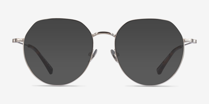 Emotion Silver MetalEyeglass Frames from EyeBuyDirect, with Tinted Lenses