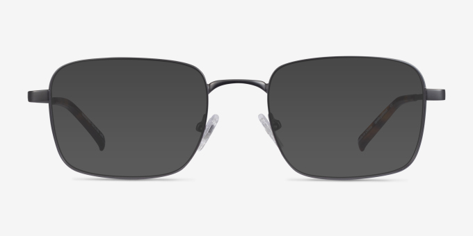 Master Gunmetal MetalEyeglass Frames from EyeBuyDirect, with Tinted Lenses