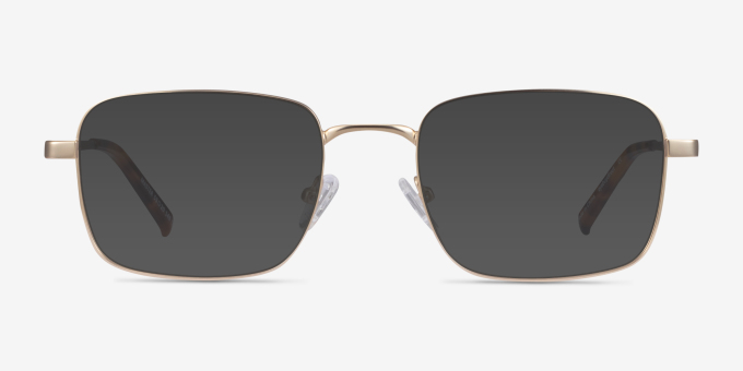Master Gold MetalEyeglass Frames from EyeBuyDirect, with Tinted Lenses