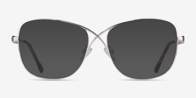 Movie Silver MetalEyeglass Frames from EyeBuyDirect, with Tinted Lenses