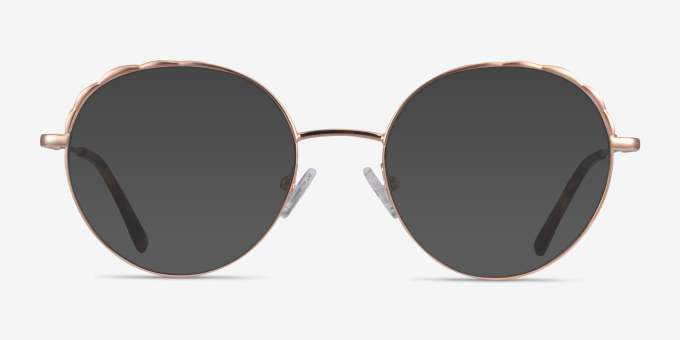 Cloud Round Rose Gold Glasses for Women | Eyebuydirect