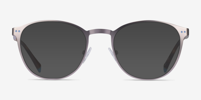 Ferguson Gunmetal Tortoise AcetateEyeglass Frames from EyeBuyDirect, with Tinted Lenses