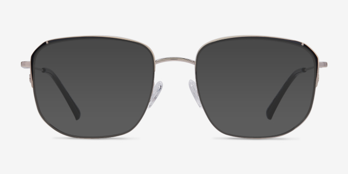 Carnaby Gold Black MetalEyeglass Frames from EyeBuyDirect, with Tinted Lenses