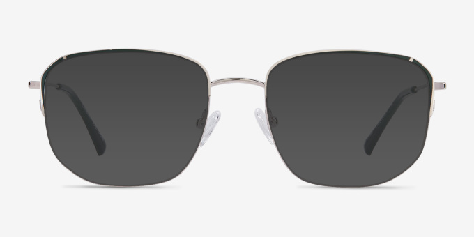 Carnaby Gold Dark Green MetalEyeglass Frames from EyeBuyDirect, with Tinted Lenses