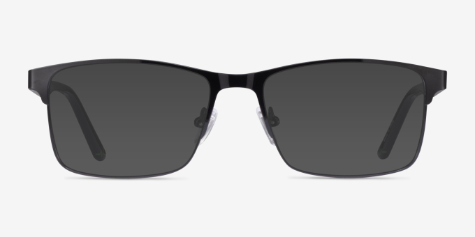Carbon Noir MétalMontures de lunettes de vue d'EyeBuyDirect, Avec des Verres Teintés