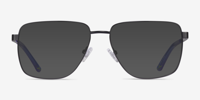 Hybrid Black MetalEyeglass Frames from EyeBuyDirect, with Tinted Lenses