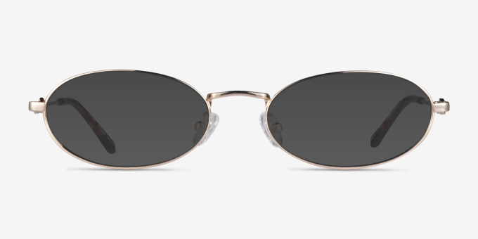 Juliet Gold MetalEyeglass Frames from EyeBuyDirect, with Tinted Lenses