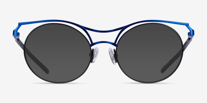 Proximo Blue Black MétalMontures de lunettes de vue d'EyeBuyDirect, Avec des Verres Teintés