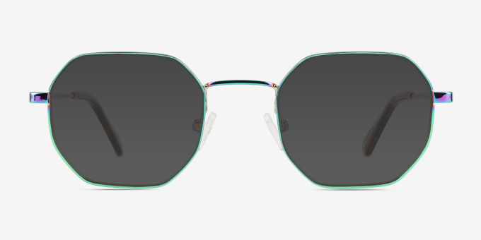 Soar Multicolor MetalEyeglass Frames from EyeBuyDirect, with Tinted Lenses