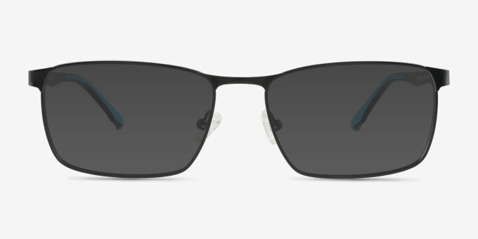 Pc Matte Black MetalEyeglass Frames from EyeBuyDirect, with Tinted Lenses