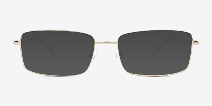 Atsu Gold Alternative MaterialsEyeglass Frames from EyeBuyDirect, with Tinted Lenses