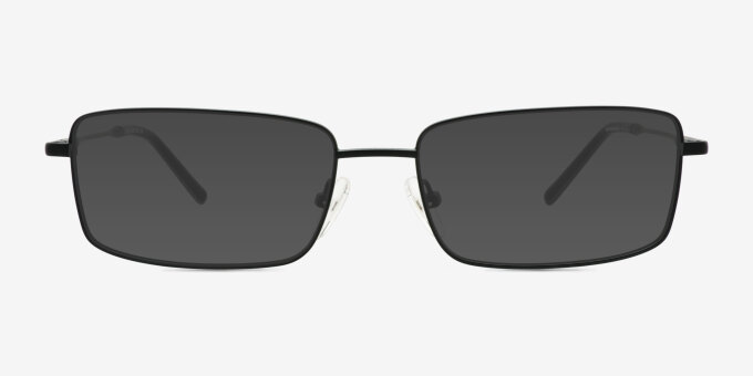 Atsu Black Alternative MaterialsEyeglass Frames from EyeBuyDirect, with Tinted Lenses