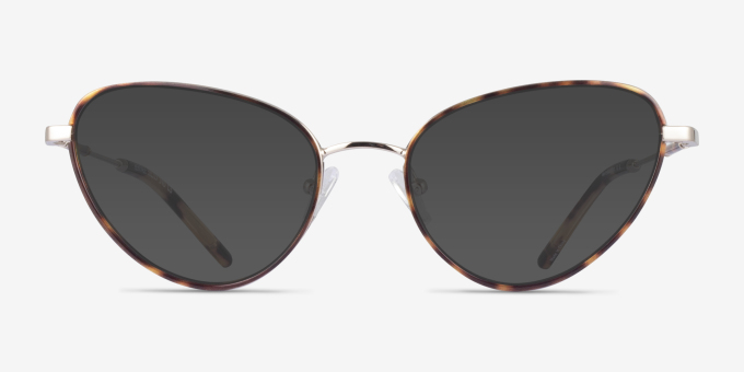 Heritage Tortoise MetalEyeglass Frames from EyeBuyDirect, with Tinted Lenses