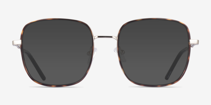 Eternal Tortoise MetalEyeglass Frames from EyeBuyDirect, with Tinted Lenses